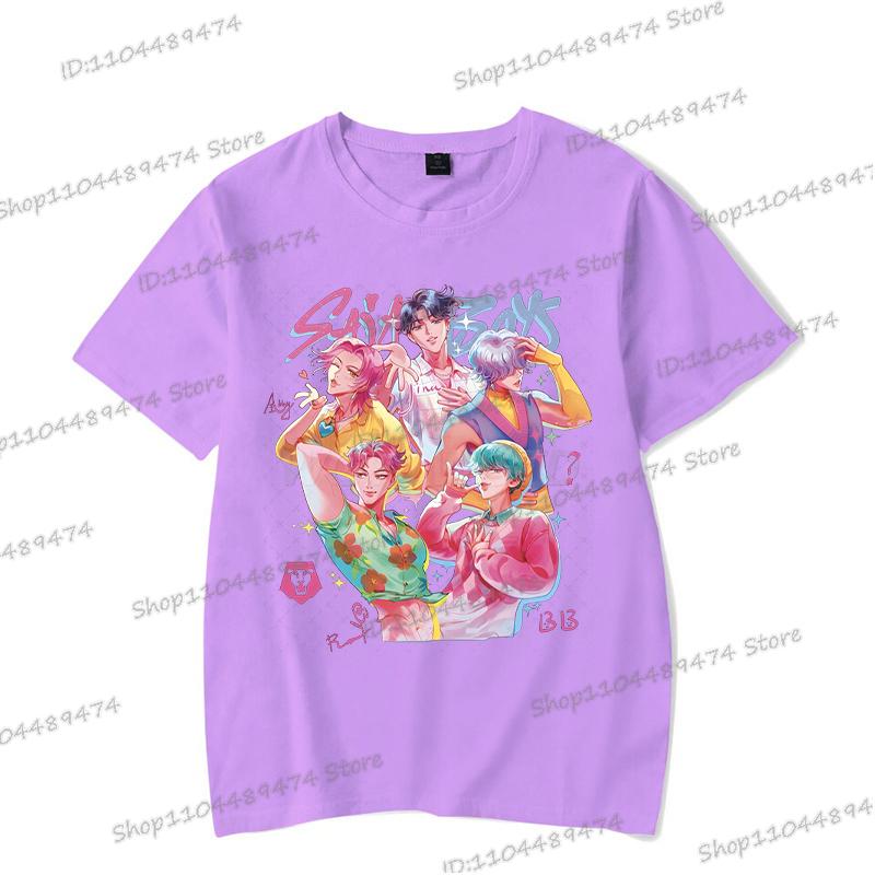 Hip Hop KPop Demon Hunters Women Streetwear T-shirts Casual Classic 2025 Summer Short Sleeves T Shirt Men Korean Anime Tees