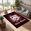 Ipswich Town Printed Crystal Velvet Rug Non‑Slip Crystal Velvet Carpet For Sofa Bedroom Indoor Home Decoration