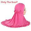 Kids Girl Headband With Ruffle Edge Lightweight Polyester Girls Hair Wrap For Spring Fall
