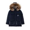 Large Fur Collar Oversized Cotton Coat for Women, Mid-length, Winter, Student, Small, Thickened Korean Style Workwear Cotton Coat