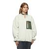 Skechers Fashion Retro Color Block Knitted Jacket Women Jackets Tofu-White L423W011-0211