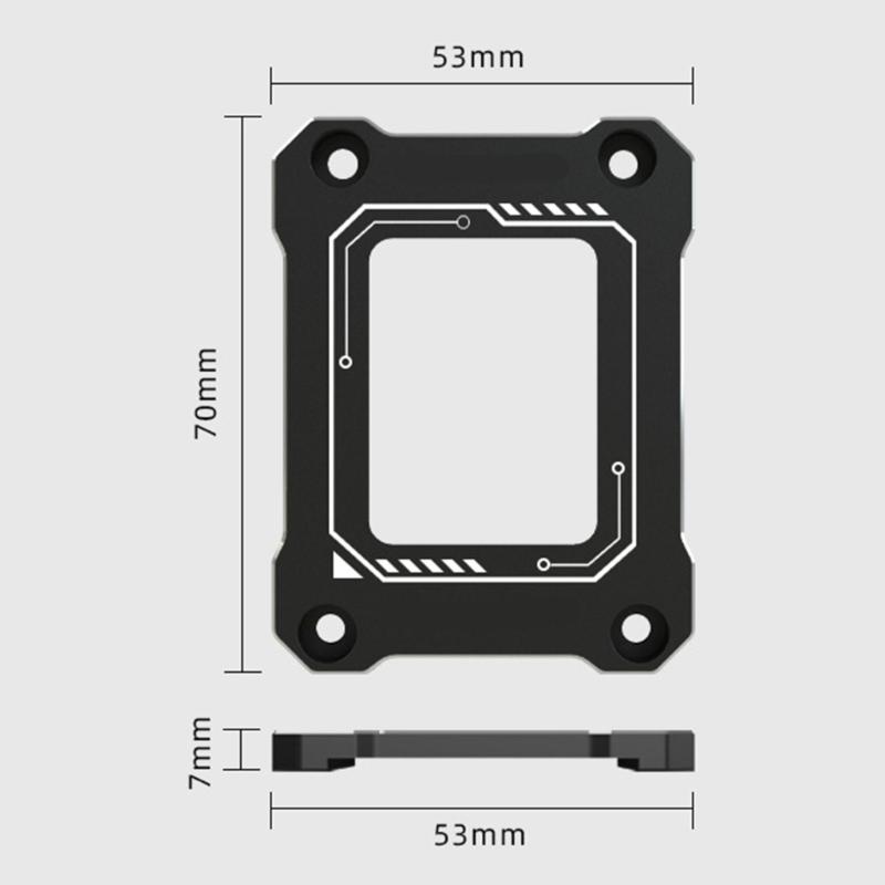 CPU Hodler Correction Fixed for LGA1700 Buckle Pressure Bending Bracket Pressure Aluminum CPU Bracket Heat Dissipation