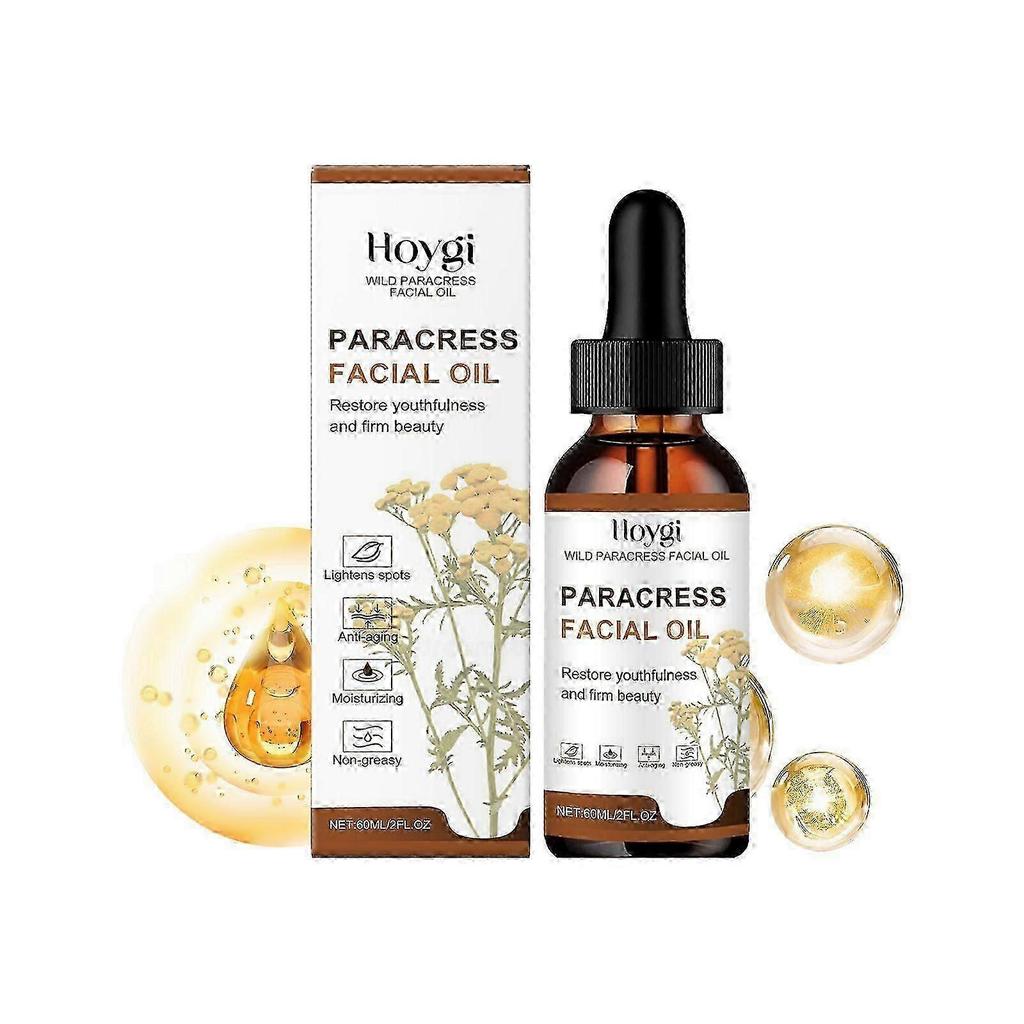 Paracress Facial Oil, 1pcs Natural Organic Extract Serum, Anti-Aging Moisturizing Hydrating Essential Oil