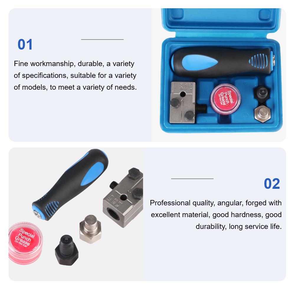 Utensili per Riparazione Auto Moto Camion Strumento Manutenzione Auto Kit Svasatubi per Tubi Freno Adattatore per Doppia Svasatura 3/16 pollici Svasatubi Universale per Tubi Freno