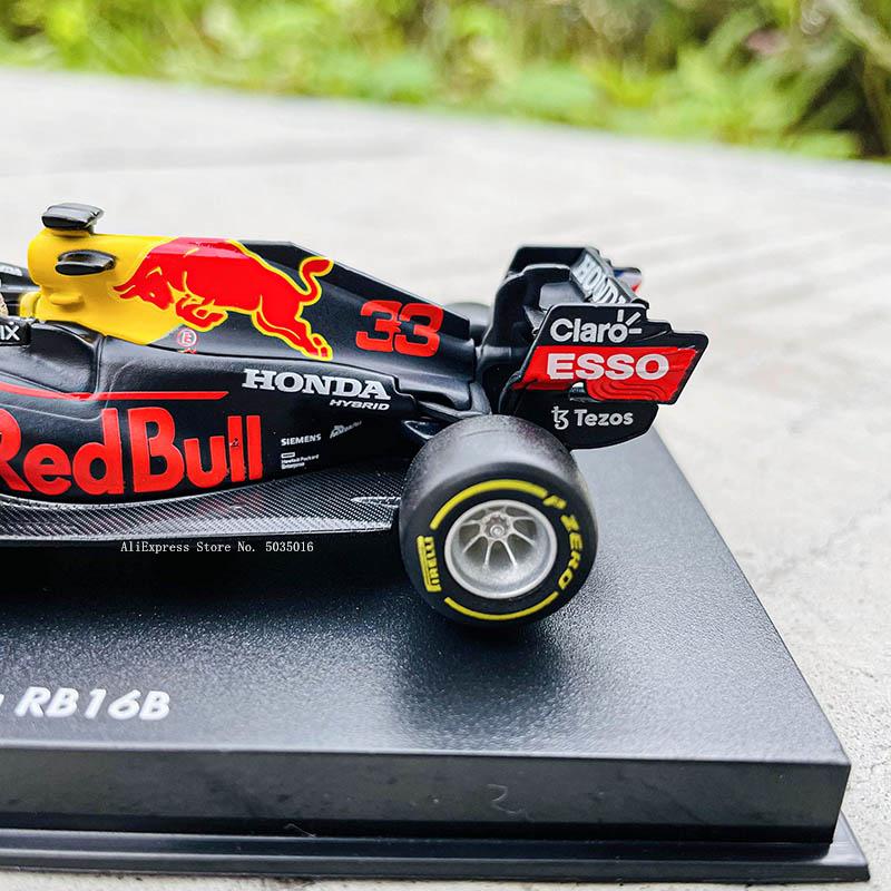Bburago 1:43 2021 F1 Red Bull Racing RB16B #33 Verstappen modelo de carreras coche de simulación modelo de coche juguete de coche de aleación colección regalo