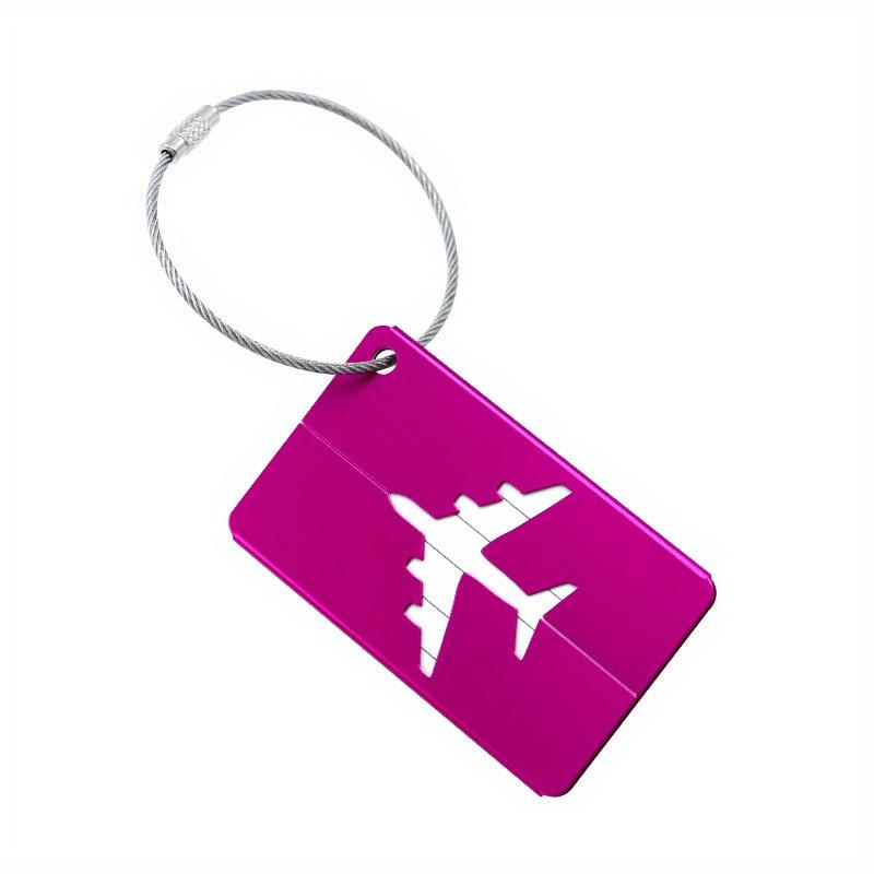 1-Piece New Design Luggage Tag - Cute Rubber & Aluminum ID Tag for Bags, Ideal Christmas Gift