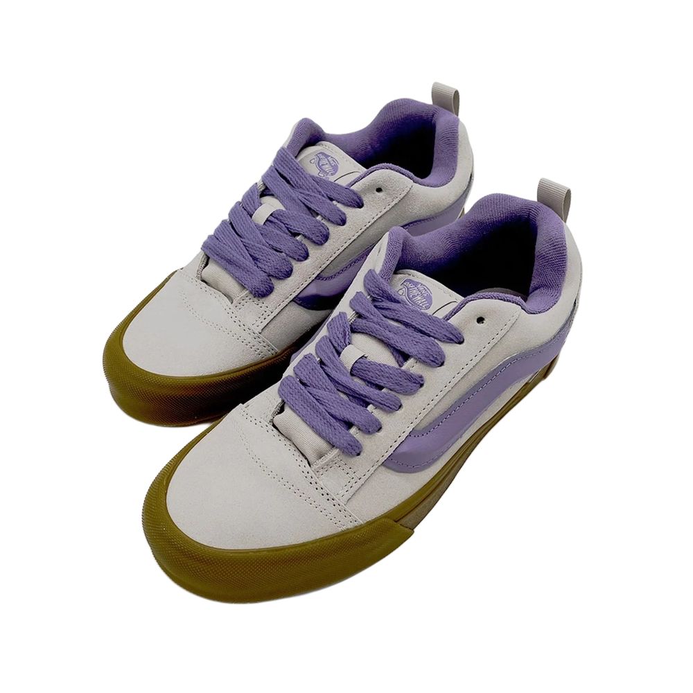 Vans Knu Skool Skateboard Shoes Unisex Gray Purple VN000D6ZFTY