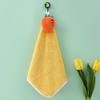 Washroom Animal Hand Towel Kitchen Bathroom Coral Velvet Hanging Towels Water Absorbent Dishcloth Washcloth Home