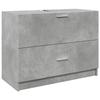 VidaXL Concrete Grey Sink Cabinet 78x37x59 Cm Engineered Wood, Bathroom Cabinet, Storage Cabinet Room 848118