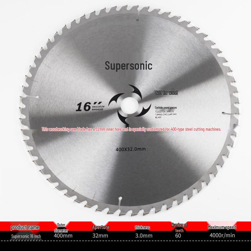 10" Woodworking Saw Blade - 255MM/300MM Cutting, 14" Steel & Alloy Wood Saw Blade