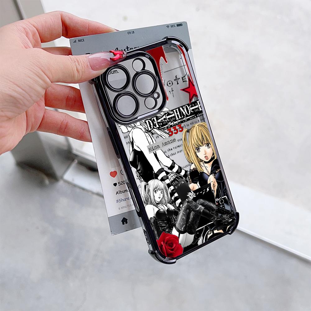 Anime Cute Misa Amane Plating Phone Case For Samsung A07 A36 A16 A06 A35 A55 A25 A26 A05s A15 A54 A34 A24 A14 A05 A04 A13 4G 5G