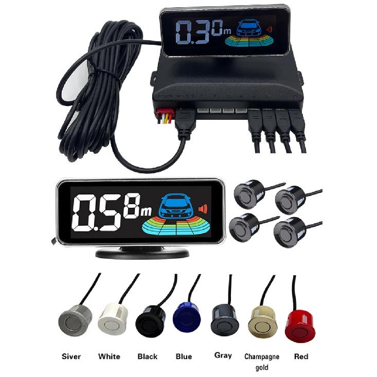 Multiple Radar Parking Sensor Kit Backlight Parktronic LED Display System Backup Monitor Detector Assistant