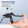 2 Pin Brake Levers for Electric Bicycle Brake Lever Handle Bar Grips 2 Wires Left & Right E-Bike Replacement Parts