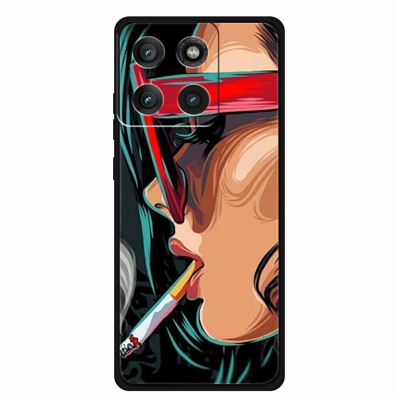Custodia Morbida in Silicone TPU per Motorola Edge 60 Pro Cover Protettiva Stile Tech Coque per Moto Edge60 Pro Capa Nuova Antiurto Fundas