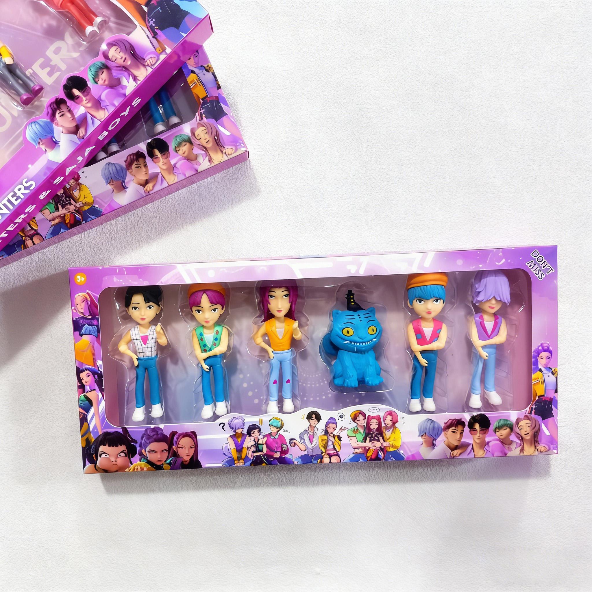 Discover Intime Boys 2027 Kpop Demon Hunters Anime Figure Rumi/Zoe/Mira Pvc Model Decoration Featuring Box Kawaii's Dolls Girls Gifts Birth Date Present