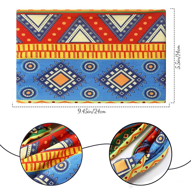 Verbredende Hoge Sterkte Boheemse Yoga Sport Hoofdband Afrikaanse Stijl Hoofdband Yoga Hoofdband Voor Oefening