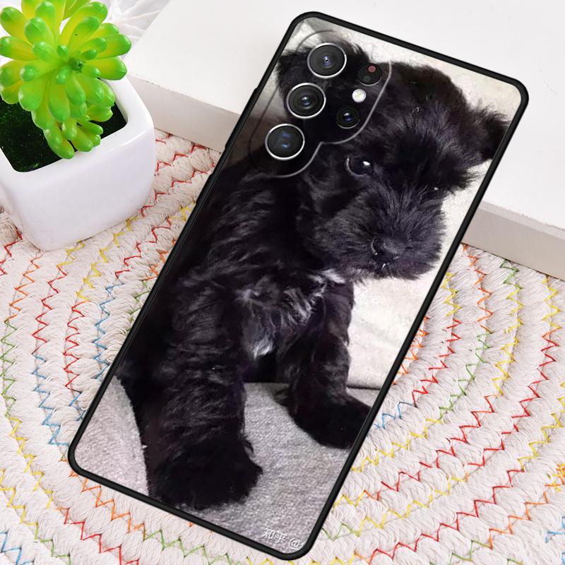 Lovely Dogs Schnauzer Silicone Phone Case For Samsung Galaxy note 10 pro S26 S25 S24 S23 S22 S21 Plus S25Ultra Capa Cover