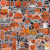 50 Basketball-Sticker für Laptops, Handys, Planer & mehr - Wasserdicht & Dekorativ