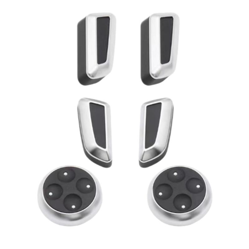 6Pcs Seat Adjustment Button Switch Cover Knob For A3 For A4 For A5 For A6 For A7 For Q3 For Q5 For Q7 Car Interior Trim
