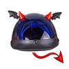 Helm Kurze Teufel Hörner Dekoration Aufkleber Motorrad Fahrradhelm Styling Kopfbedeckung Dekoration Sticke Motorrad Zubehör