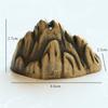 New Pure Copper Incense Burner Teahouse Ornaments Mini Mountain Incense Stick Holder Creative Aromatherapy Censer Home Office Decor