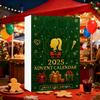 Christmas Advent Calendar 2025 24-Day Countdown Box for Kids Multifunctional Holiday Decoration for Parties