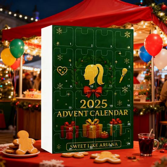 Christmas Advent Calendar 2025 24-Day Countdown Box for Kids Multifunctional Holiday Decoration for Parties