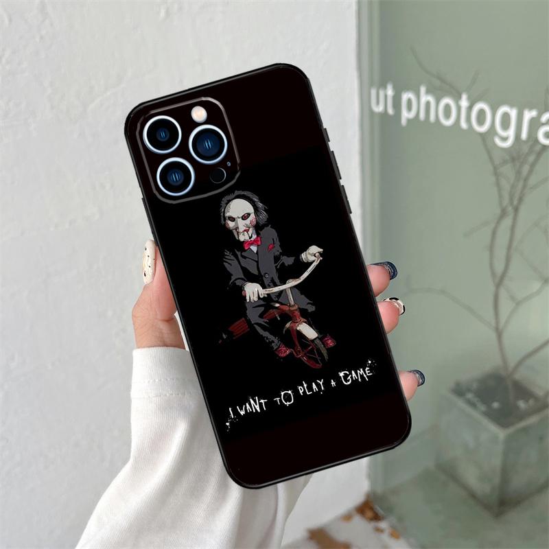 

Saw Jigsaw Killer Horror For iPhone 16 15 14 13 12 11 Pro Max X XS Max XR Plus Phone Case Accessories iPhone 12Pro MAX