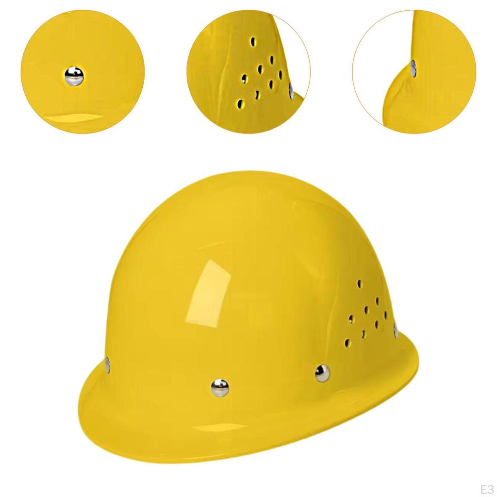 Hard Hat Construction Helmet Adjustable Non Slip Lining Labor Protection Cap for Workers