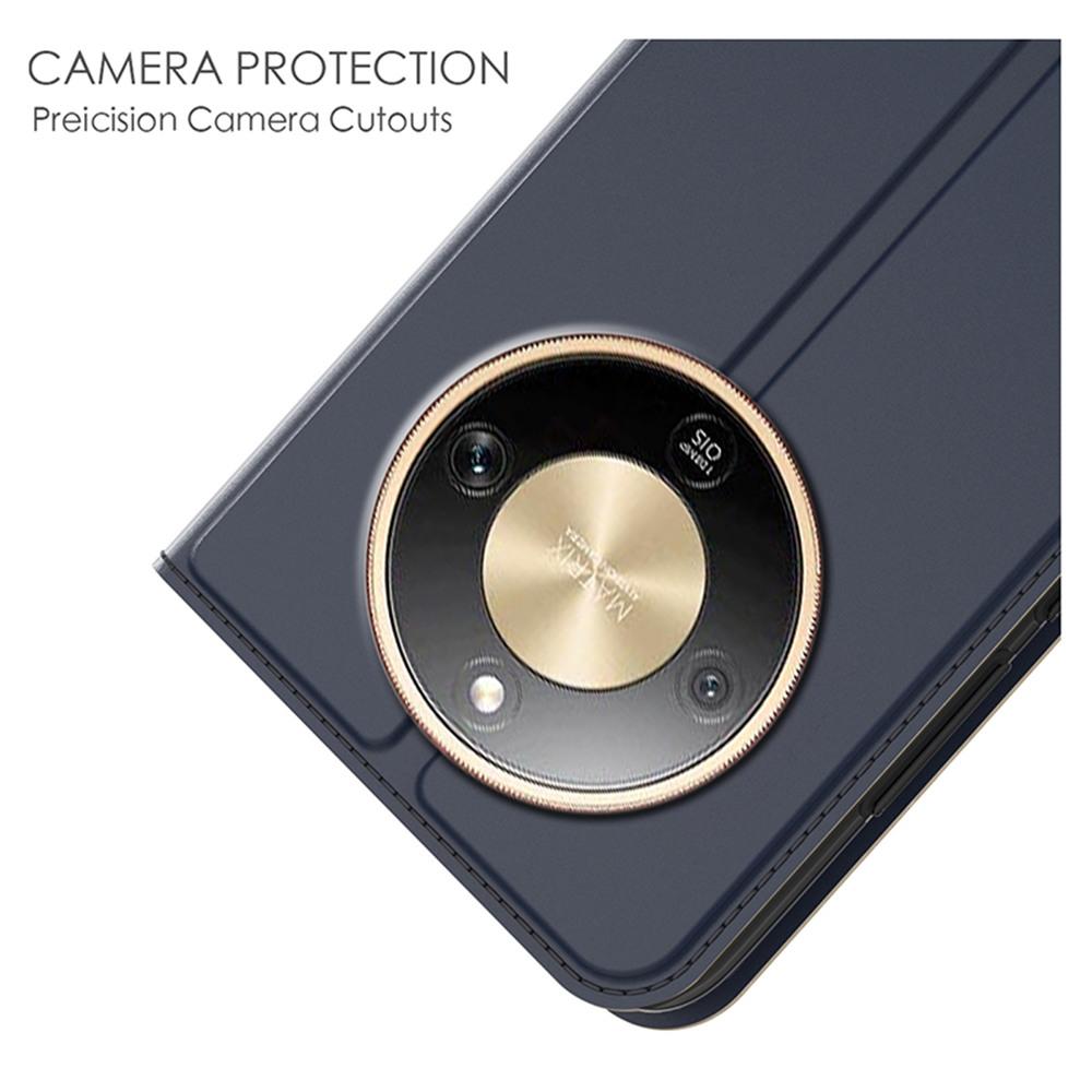 Handyhülle für Honor Magic8 Lite 5G / X9d 5G / X70 5G PU-Leder Handyhülle mit Kartenhalter Ständer