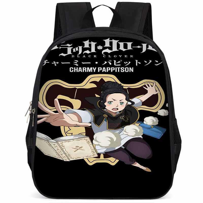 Sac à dos Black Clover 15 pouces Grande capacité Léger Tissu Oxford Pour Enfants