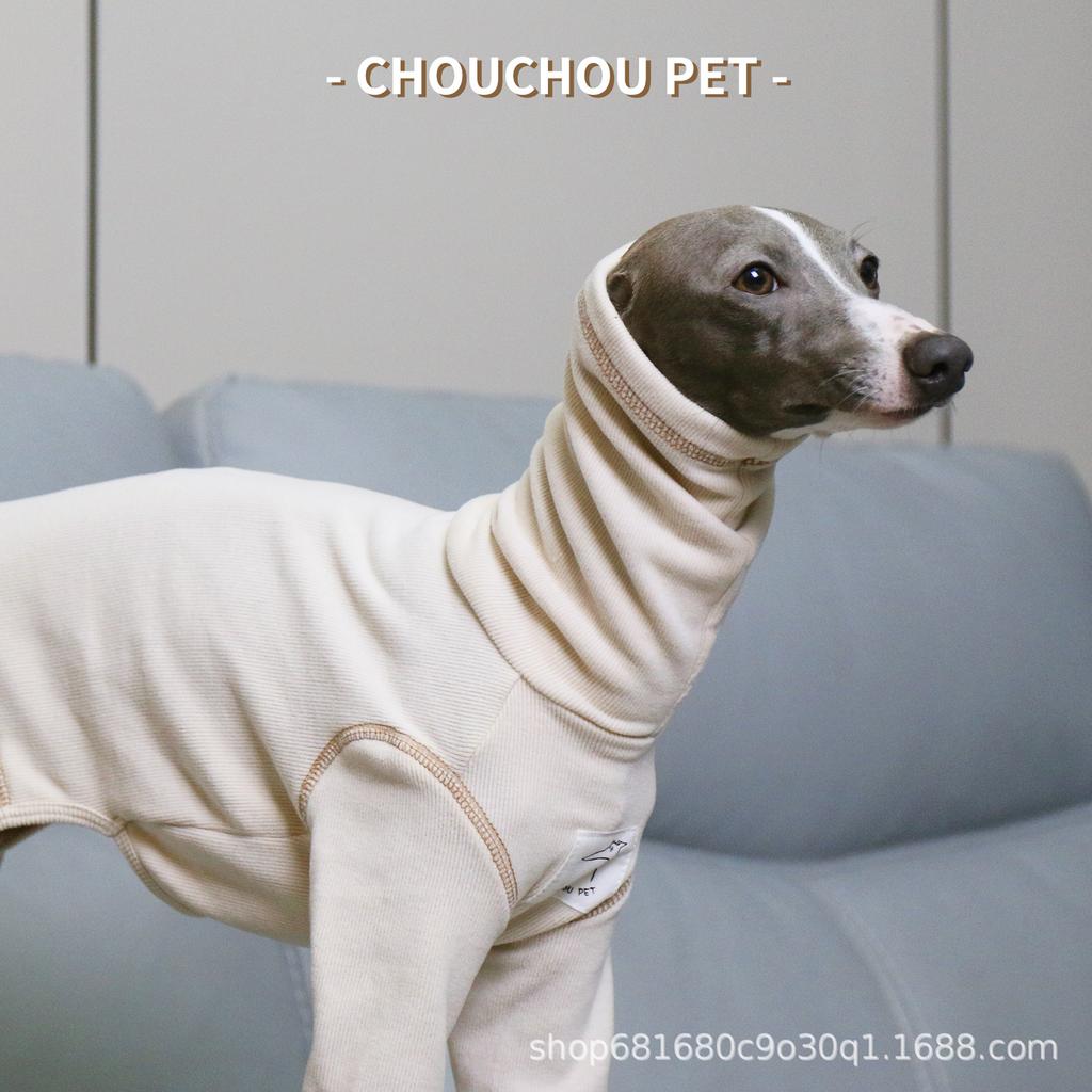 Dünner Frühlings-Bodysuit für Italienische Windhunde - Weiche, dehnbare Haustierkleidung für Whippets & Kleine Windhundrassen