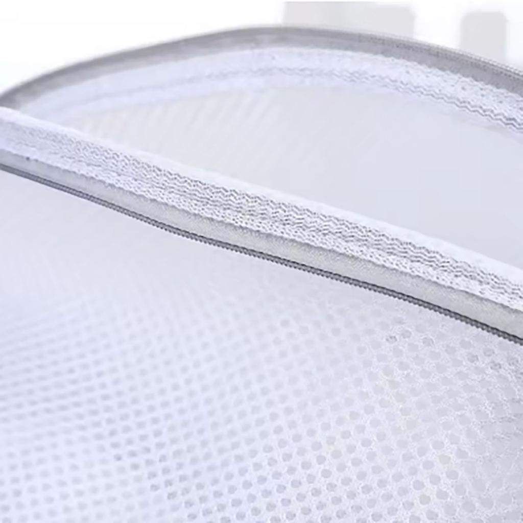 1PCS Mesh Laundry Bag Zips Shoe Washing Bag