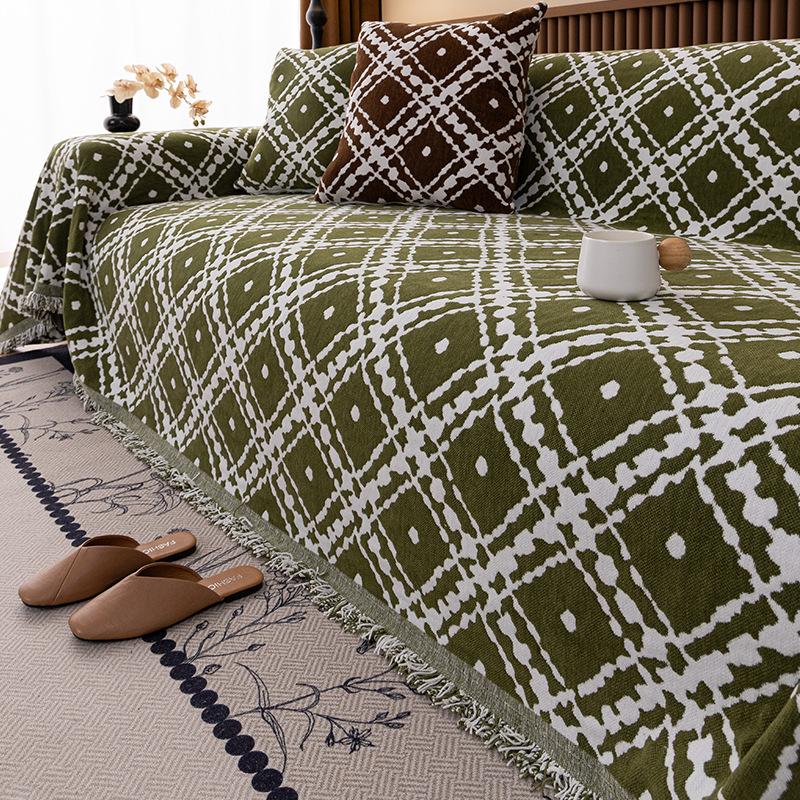 Summer Chenille Ethnic Style Camping Picnic Sofa Cover  Funda Sofa Bohemia Sofa Covers Mats Throw Blankets