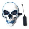 1 Stück Totenkopf LED Maske Maskerade Masken Neon Maske Licht Leuchten im Dunkeln Mascara Horror Maske Leuchtende Maske Halloween Party Maske
