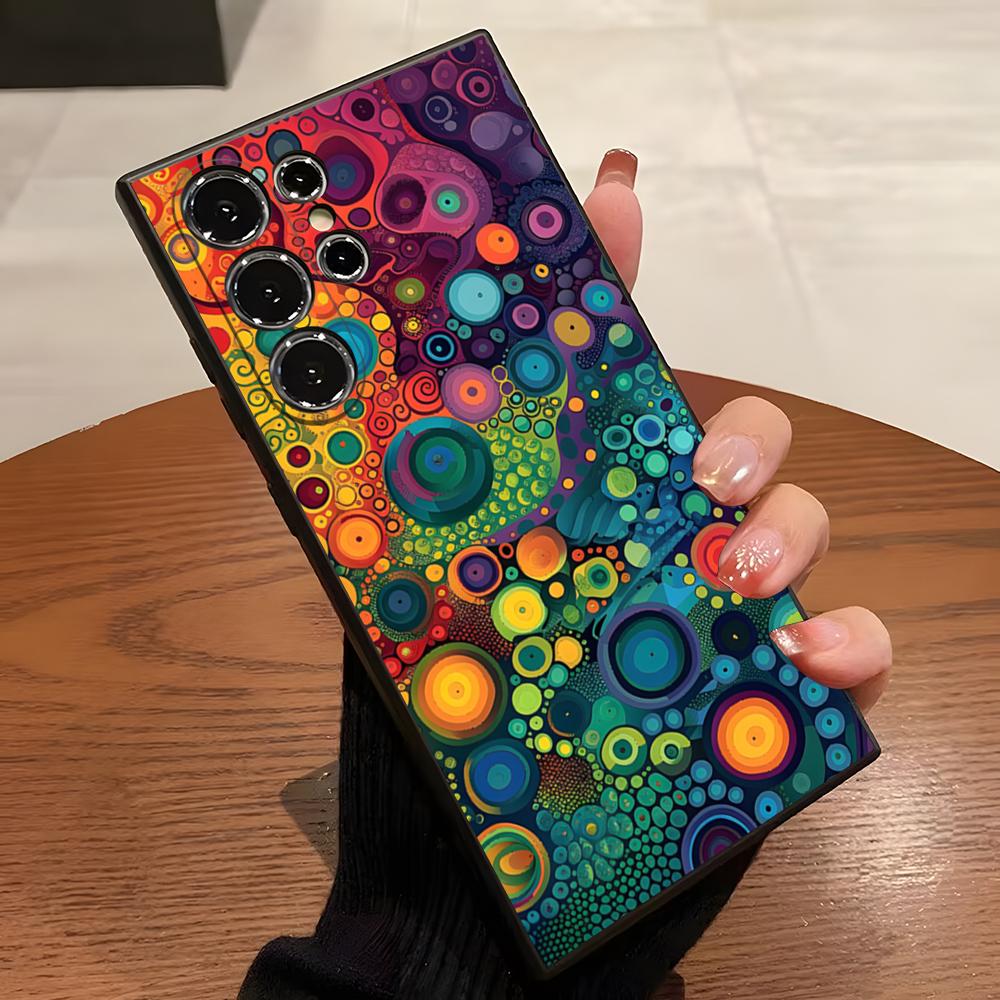 

Yayoi Kusama Art Phone Case For S23 Samsung S24 Ultra S22 S20 Fe S21 Plus Galaxy A54 A34 A24 A53 M54 Note 20 Cover Samsung s23