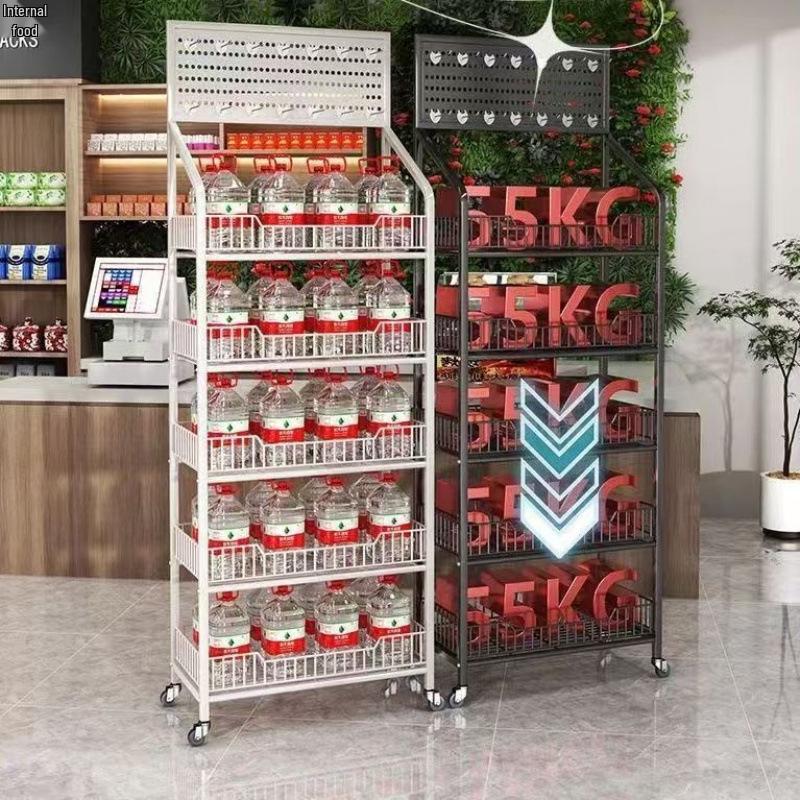 Mobiles Mehrschicht-Display- und Lagerregal für Kioske