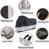 Motorcycle Cover Heavy Duty Lightweight Waterproof Cover All Season Windproof Storage Protector With Lock-Holes For Garage