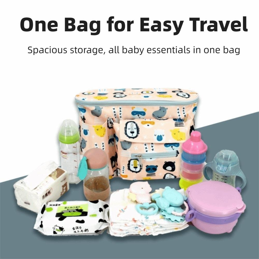 Large Capacity Diaper Bag Oxford Cloth Pram Accessories Stroller Organizer  Pushchair Use