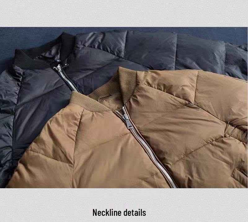 2025 Women's Winter Oversized Lotus Leaf Collar Zipper Jacket: Trendy, Lightweight, Warm Streetwear.