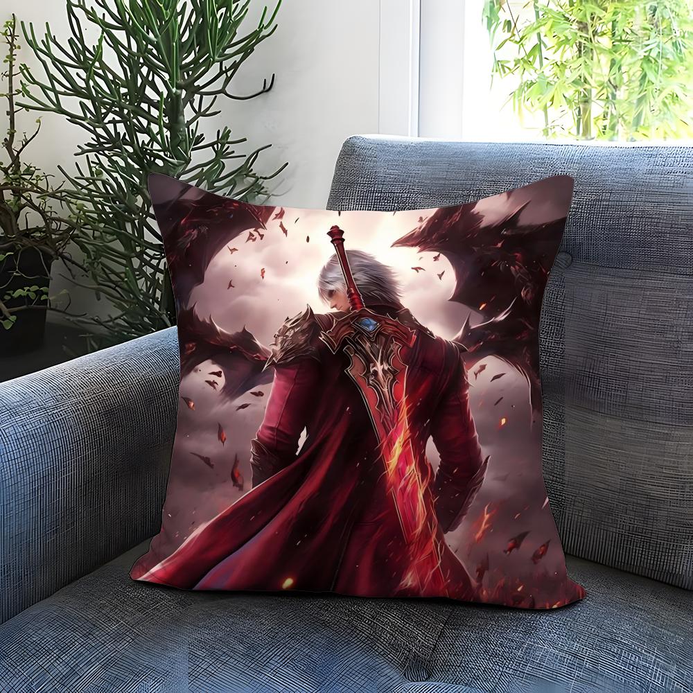 D-Devil May CryS Наволочка Удобная Двусторонняя Наволочка Идеально для Автомобиля Дивана Спальни и Не Только 30X30cm