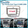 9 Inch Car Frame Fascia Adapter Android Radio Audio Panel Kit For Honda Civic Type R 2000-2006