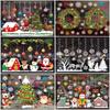 Xmas Snowman Santa Claus Merry Christmas Christmas Window Stickers Wall Sticker Murals Home Decals