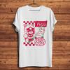 Samurai Pizza Cats lustiges Anime-T-Shirt Unisex Sommer Neu Weiß Lässig Kurzarm-T-Shirt Unisex Streetwear-T-Shirt