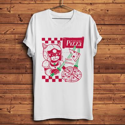 Samurai Pizza Cats Funny Anime Tshirt Unisex Summer New White Casual Short Sleeve T Shirt Unisex Streetwear Tee