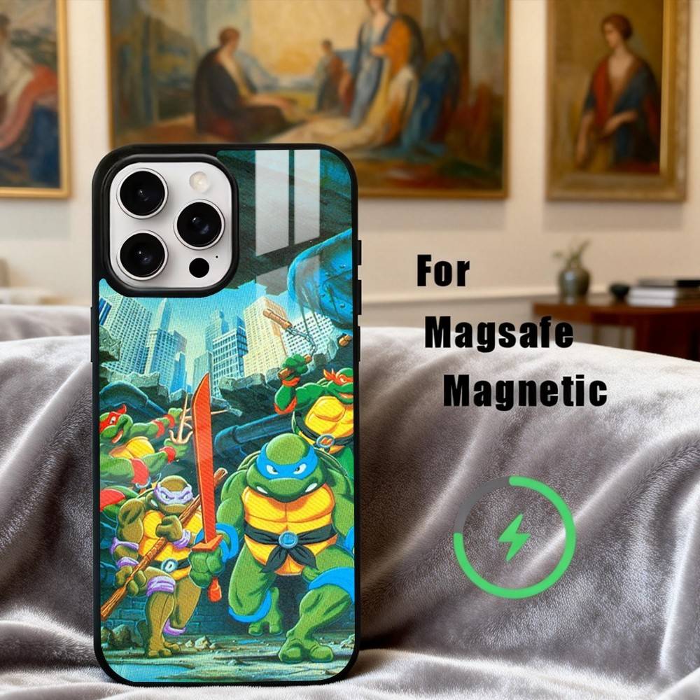 

T-Teenage Mutant-t Ninja T-Turtles-s Phone Case For iPhone 17,16,15,14,13,12,Plus,Pro,Max for Magsafe Magnetic Wireless Charging iPhone16PROMAX