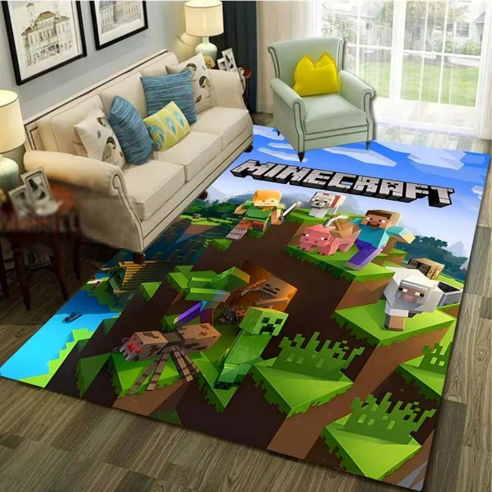 Cartoon Game Characters Carpet  for Living Room Modern Decor Bedroom Non-Slip Soft Rug Kitchen Floor Mat Entrance Doormat