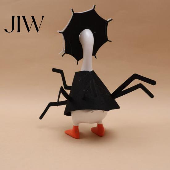 Festive Holiday Costumes for Desk Goose 1 Set Halloween Outfit, Cute Felt Spider or Turkey Clothes Costume, Funny Lobster Apparel 7 Inch Statue Unique
