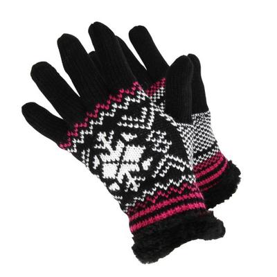 Womens/Ladies Knit Style Gloves