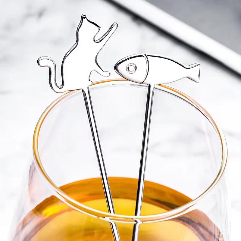 Chic and Fun Cat Shaped Spoon in 304 Stainless Steel for Dessert Delights